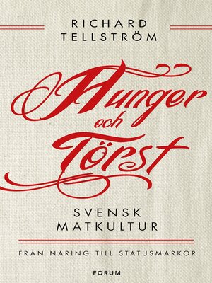 cover image of Hunger och törst
